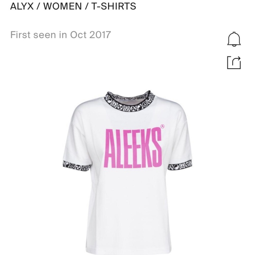Alyx T-Shirt “ALEEKS”
